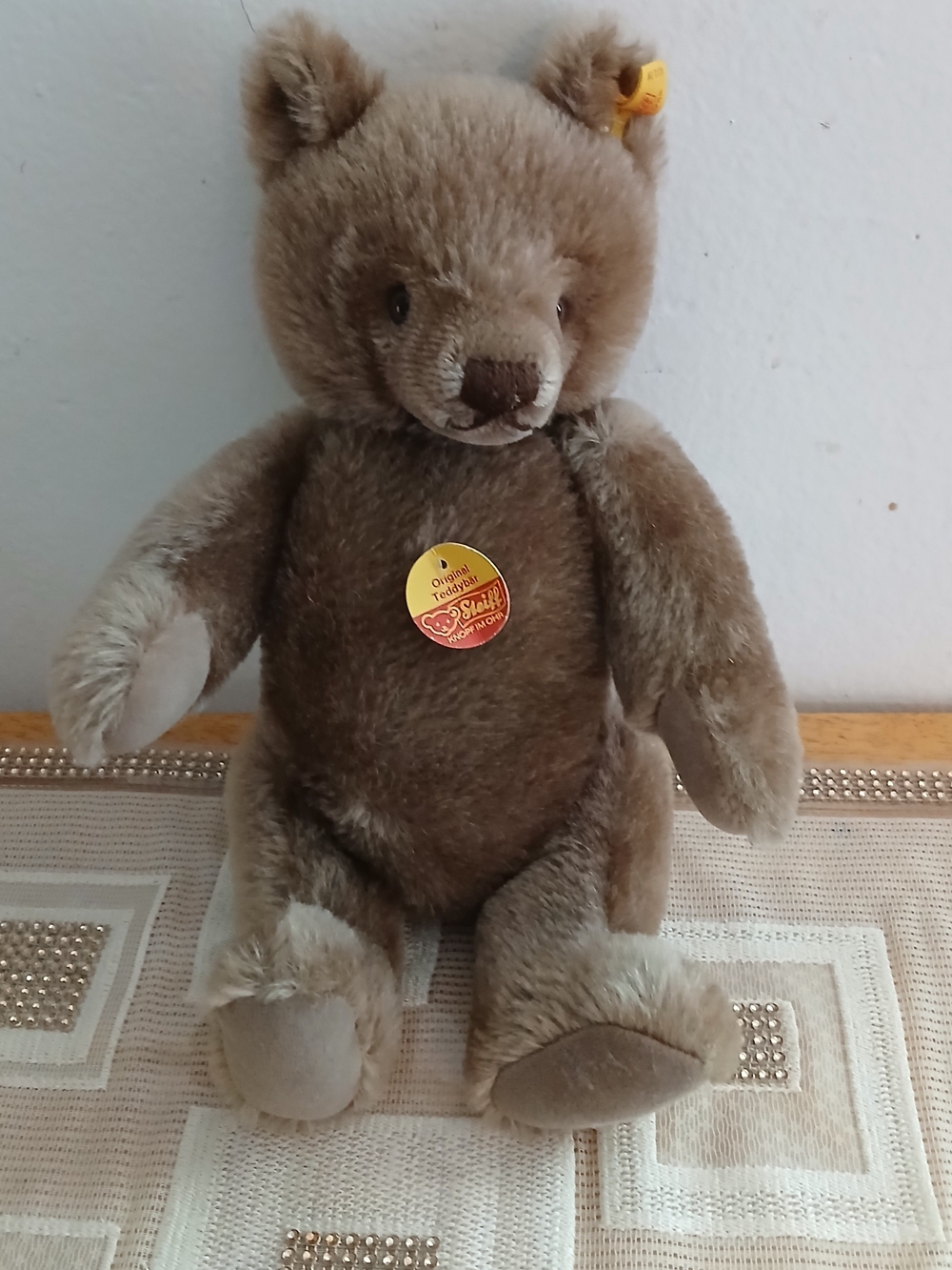 Steiff Growling Teddy Bear  Vintage Plush Stuffed Bear - Picture 11 of 11